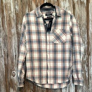 NWT KENNETH COLE NEW YORK MEN’S SLIM FIT LIGHT WEIGHT CORDUROY SHIRT, size S